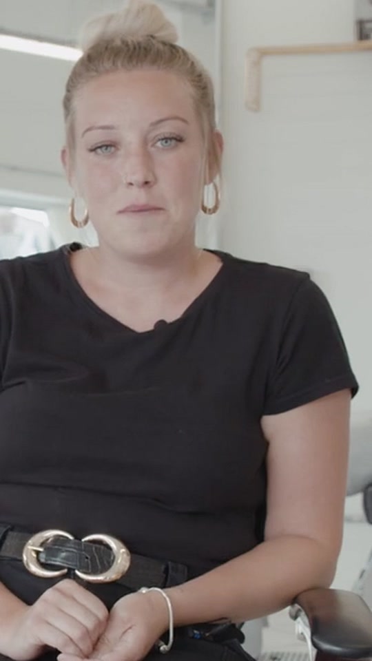 Melissa, week 10 interview video from Leicester Barbering Academy